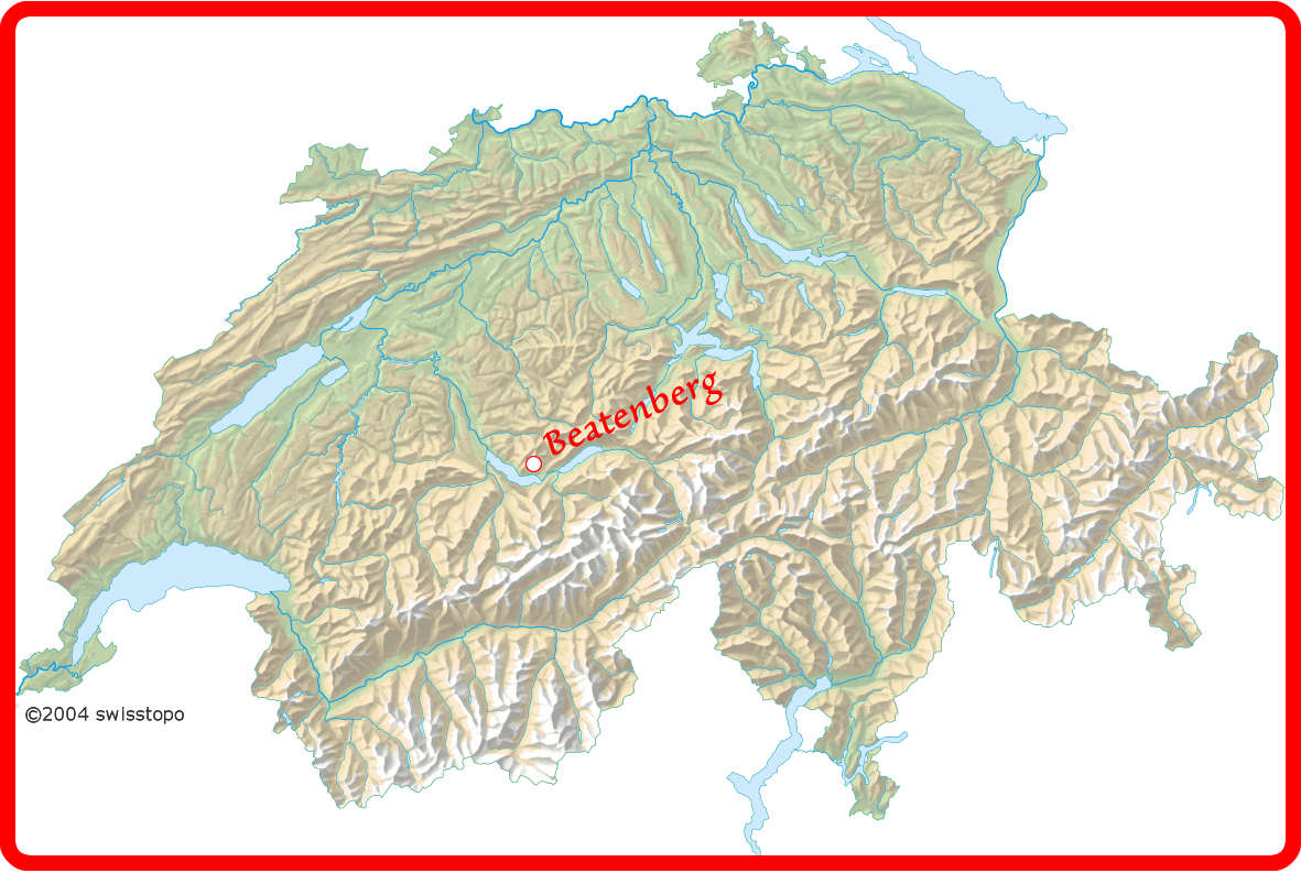 Map of Switzerland